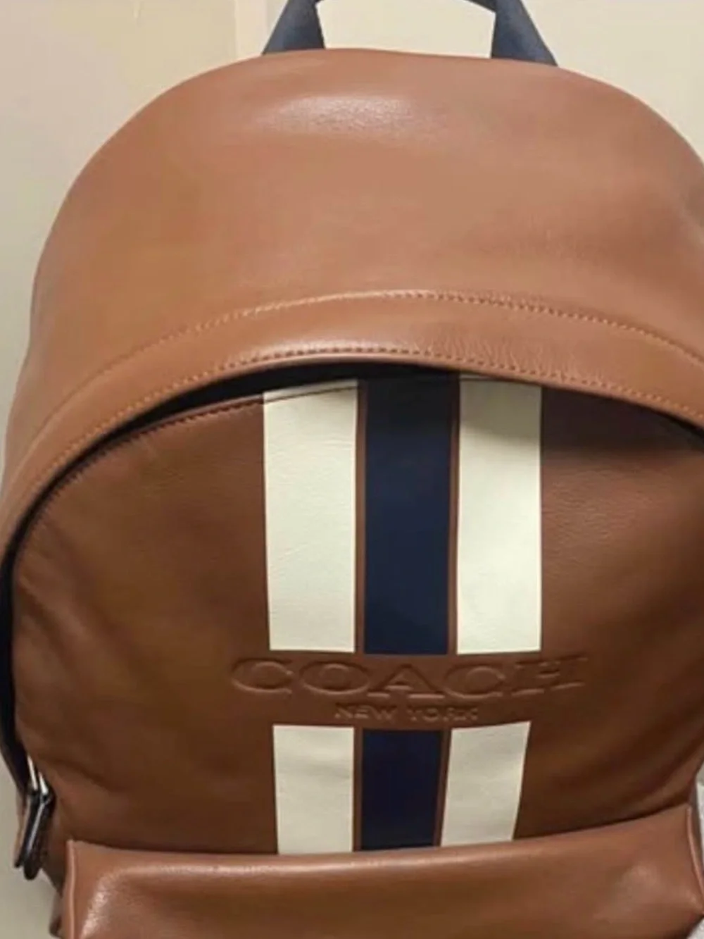 COACH Leather Backpack